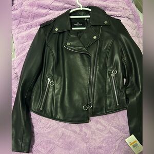 Andrew Marc Women’s Leather Moto Jacket
